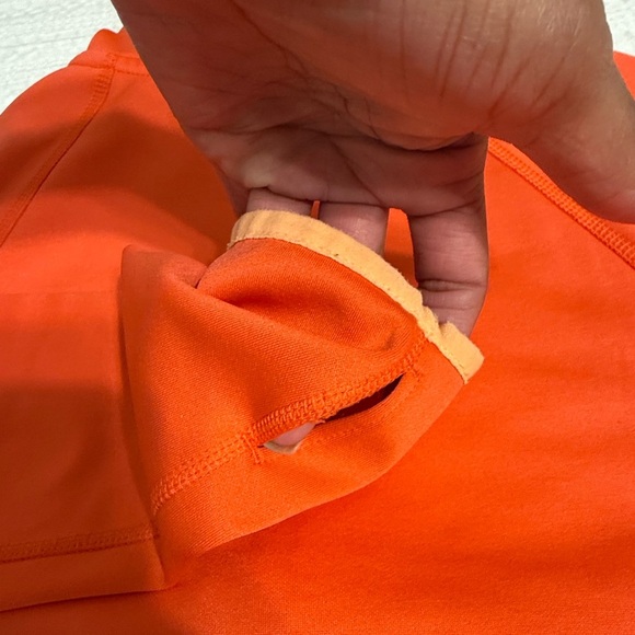 Nike Bright Orange Full-Zip Hoodie - Picture 2 of 11